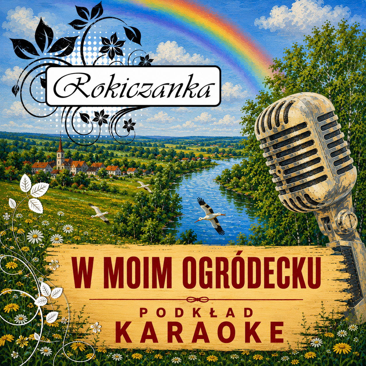W moim ogródecku – Rokiczanka | Oryginalny podkład studyjny karaoke bez wokalu (MP3)